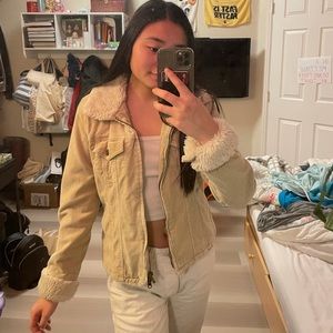 Pale Tan Corduroy Jacket